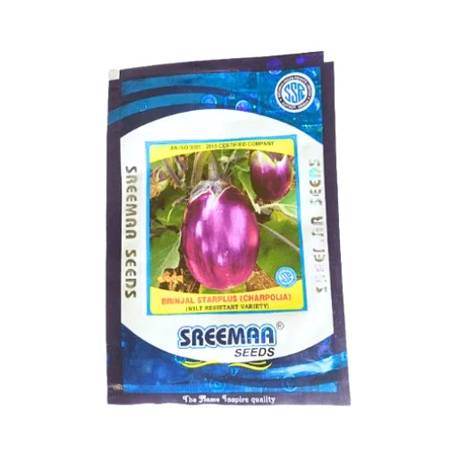 New Sreemaa Bluestar Brinjal Seeds