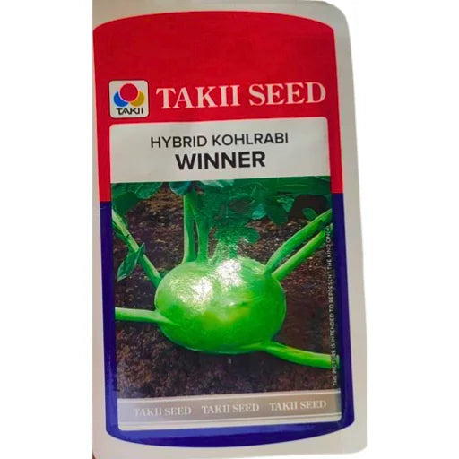 Takii Winner F1 Hybrid Kohlrabi Seeds