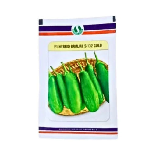 Sungro S-132 Gold F1 Hybrid Brinjal Seeds