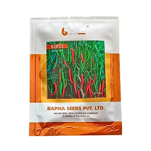 Bapna Kirti Bsch-555 F1 Hybrid Chilli Seeds