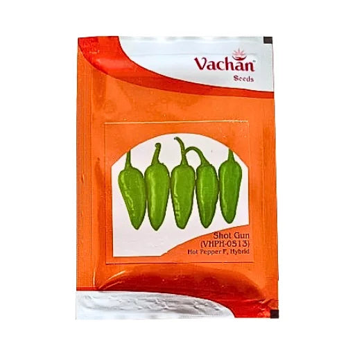 Vachan Shot Gun Vhph-0513 Hot Pepper F1 Hybrid Seeds